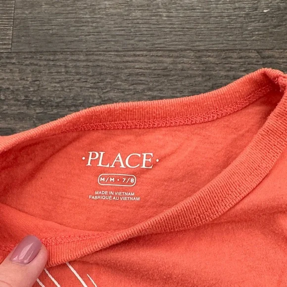 Children's Place BUNDLE (4) Boy's Medium 7/8 Shark/Dino/Basketball Graphic Tees - Picture 6 of 13